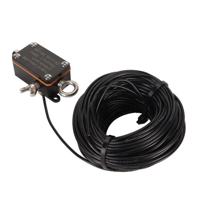 Draagbare HF End Fed Antenne 1‑30MHZ FE8 CW SSB 1:49 Balun Kortegolf Zakformaat Eindgevoede Radioantenne black