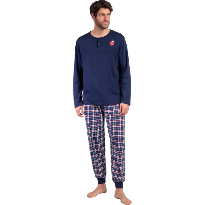 Setjes Admas Pyjama broek top lange mouwen Snow Peanuts
