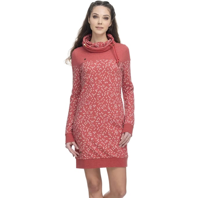 Dames jurk met hoge kraag Ragwear Chloe