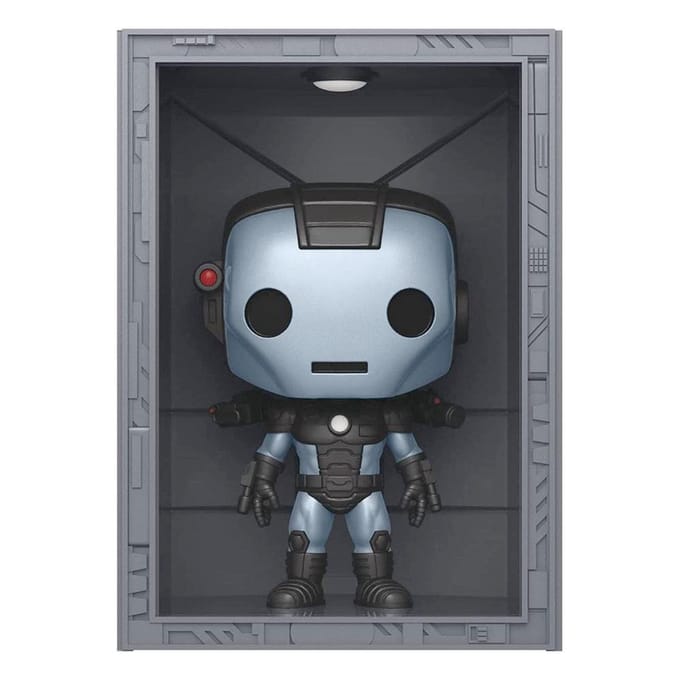 Funko Iron Man Verzamelfiguur Marvel POP! Deluxe Hall Of Armor Iron Man Model 11 War Machine PX Exclusive 9 cm Multicolours