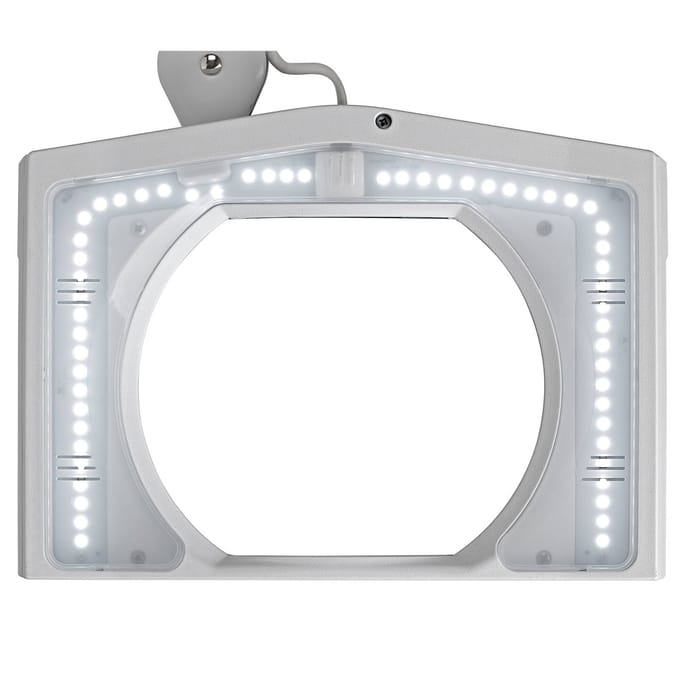 LED loeplamp MAULvitrum, wit, klem, metaal