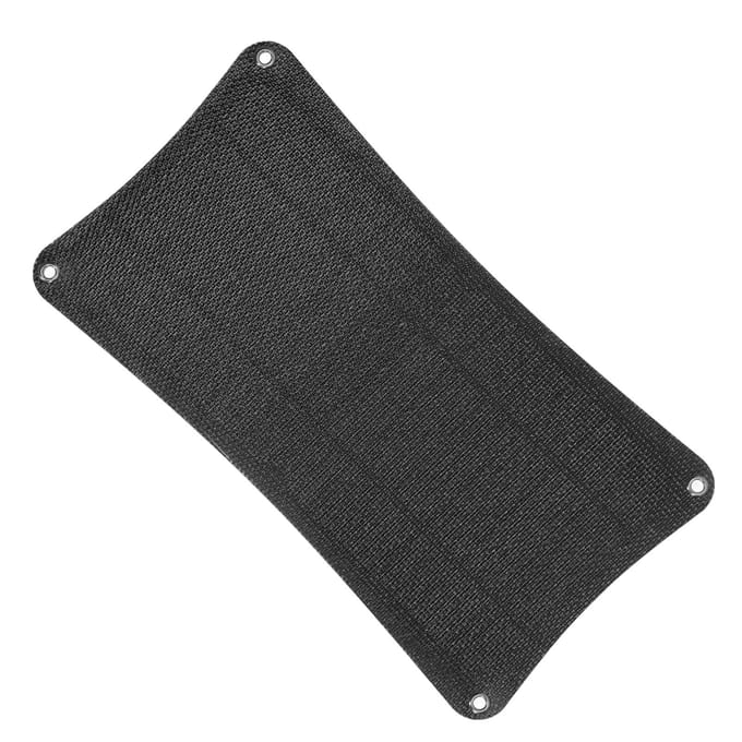 10W Zonnepaneellader Dubbele USB-uitgang IPX6 Waterdicht Draagbaar Lichtgewicht voor Telefoon Kamperen black