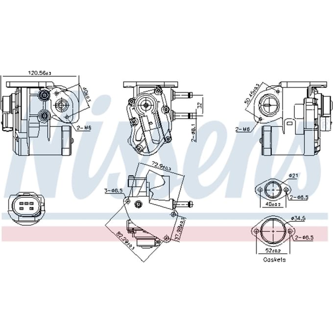 EGR-klep NISSENS 98236