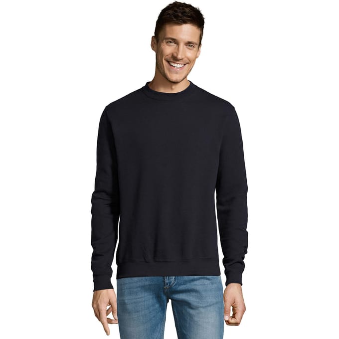SOLS Uniseks Adult New Supreme Sweatshirt (Marine)