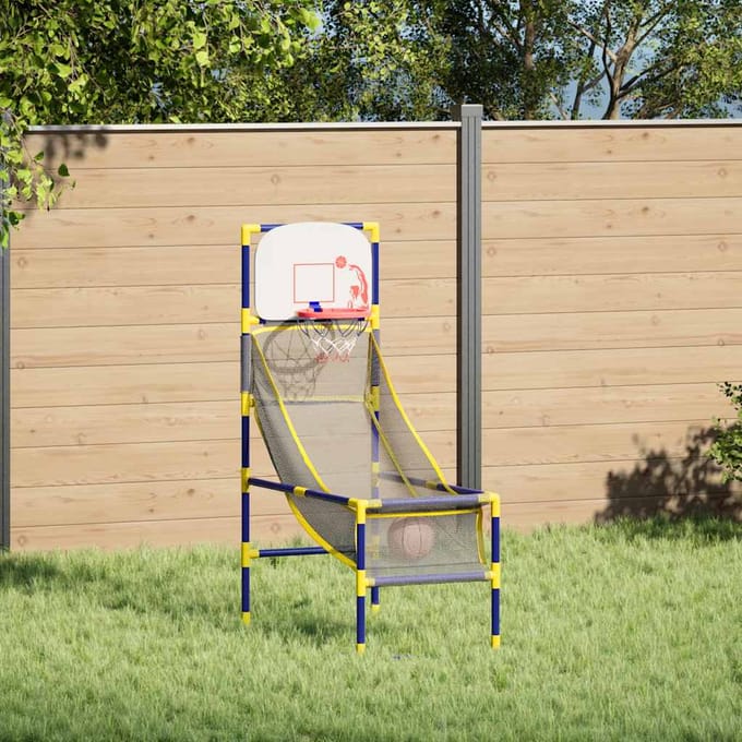 vidaXL Arcade basketbalset met bal en pomp 45x86x127 cm