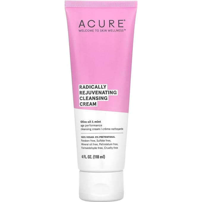 ACURE, Crème nettoyante radicalement rajeunissante, 118 ml (4 fl oz) pink