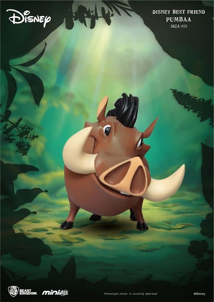 Beast Kingdom Disney Mini Egg Attack: Best Friends - Pumbaa Figure