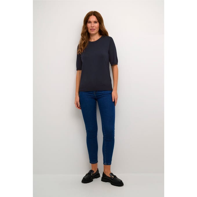 Kaffe KAlizza O-neck pullover Dames Trui - Maat L