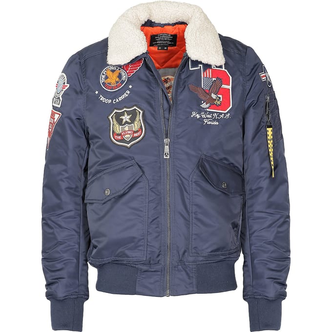 Top Gun bomberjack TG23002 met imitatiebontkraag
