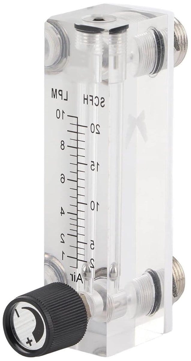 Dailygoods- Debietmeter Gas - Paneelrotor - Acryl Behuizing - 1 10Lpm