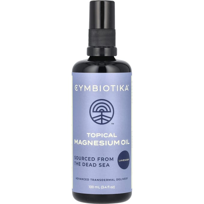 Cymbiotika, Topische Magnesiumolie, Lavendel, 3,4 fl oz (100 ml) gray