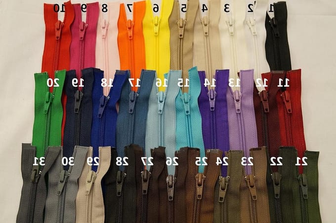 Omkeerbare Ritssluiting - Spiraal Rits - Kleding Reparatie - Deelbaar Ontwerp - 50 cm - Middengrijs