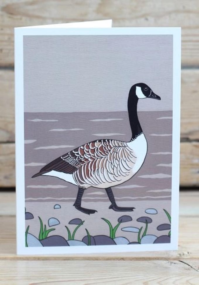 Kaart Canadese Gans 12,5x17,5cm
