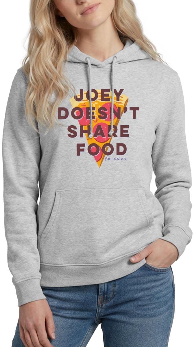 Friends Joey Deelt Geen Eten Hoodie Dames