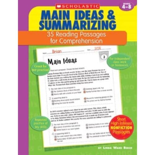 Main Ideas & Summarizing - Beech, Linda Ward