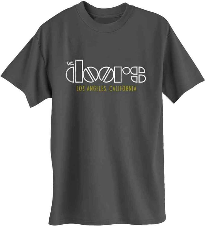 The Doors - LA California Heren T-shirt - XS - Grijs