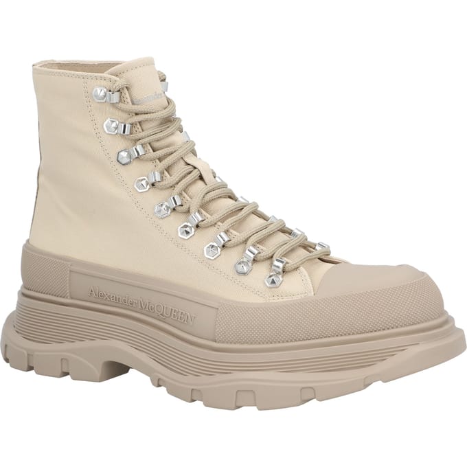Alexander McQueen Tread Slick Boots 'Beige'