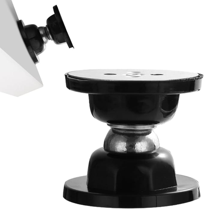Magnetische Deurvanger - Deurstopper Houder - Deur Open Houden - Zonder Boren - 52 cm - Zwart