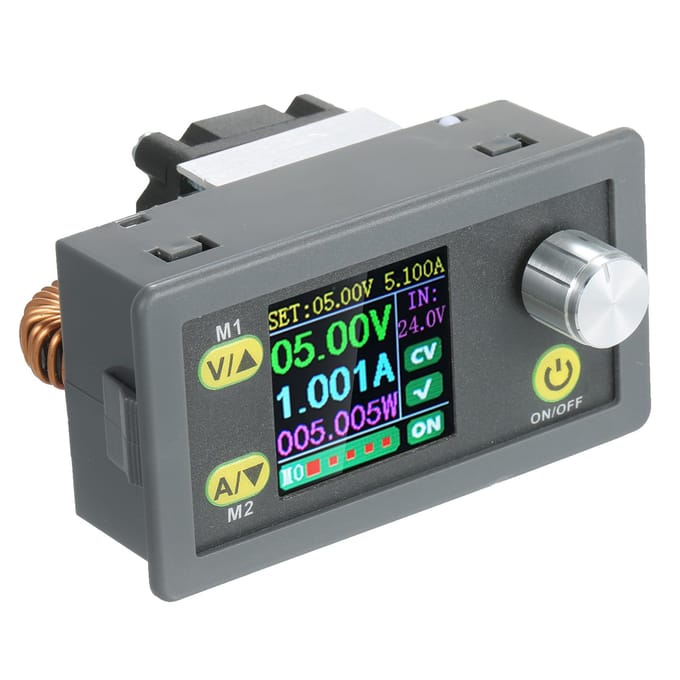 Module de commande numérique 5A 80W, courant à tension constante, Module d'alimentation Programmable réglable gris