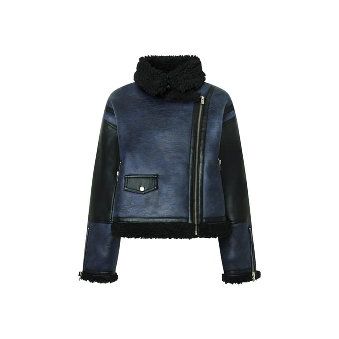 Jacket met bont voor dames Pepe Jeans Brooklyn