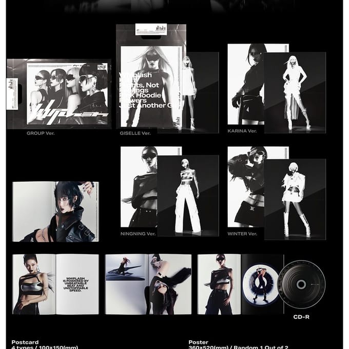 aespa - [WHIPLASH] 5e Mini Album, Beat versie Set