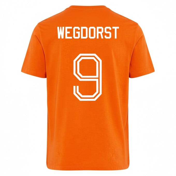 Oranje WK-EK T-shirt Wegdorst M
