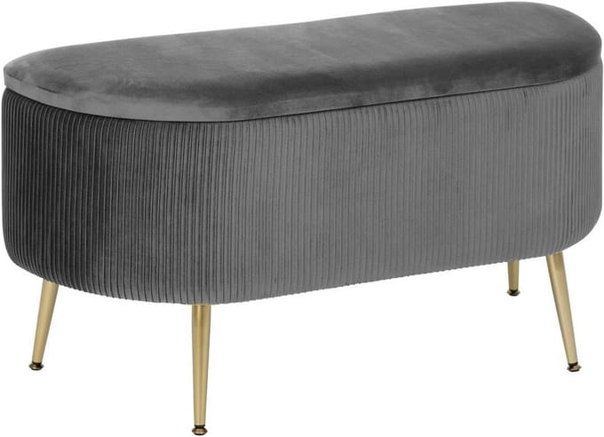 Comfortabele Zitbank Solaro in Grijs - Stijlvol Woonaccessoire