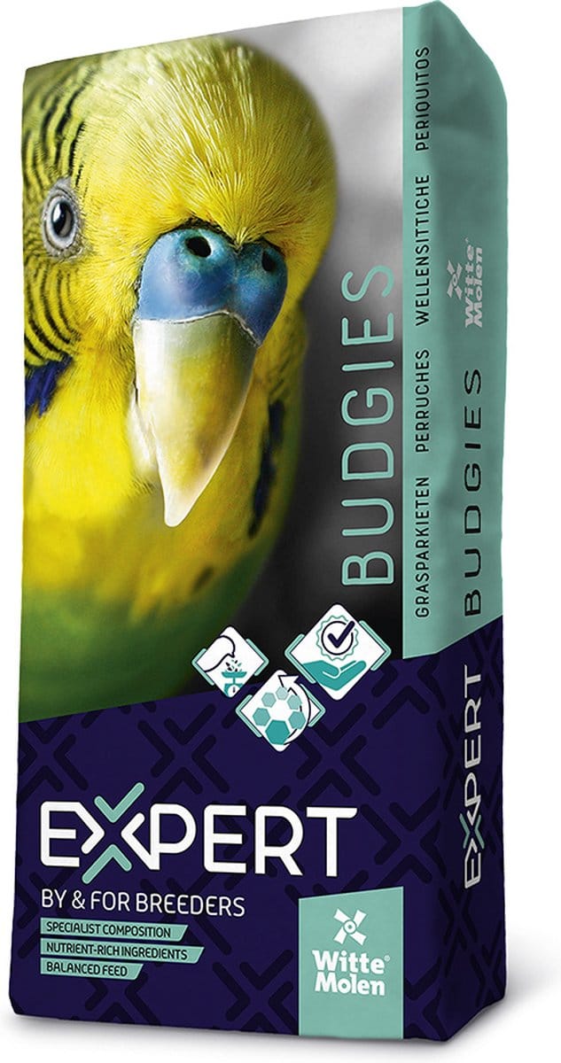 Witte Molen - Binnenvogelvoer - Vogel - Expert Base Grasparkieten 20kg - 1st