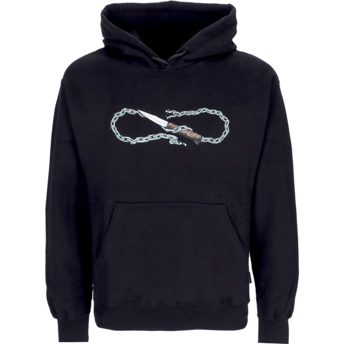 Herenhoodie Logo Chain Hoodie Zwart