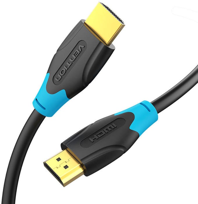 Hdmi 2.0 Vention Aacbl-Kabel, 4K 60Hz, 10 M (Zwart)