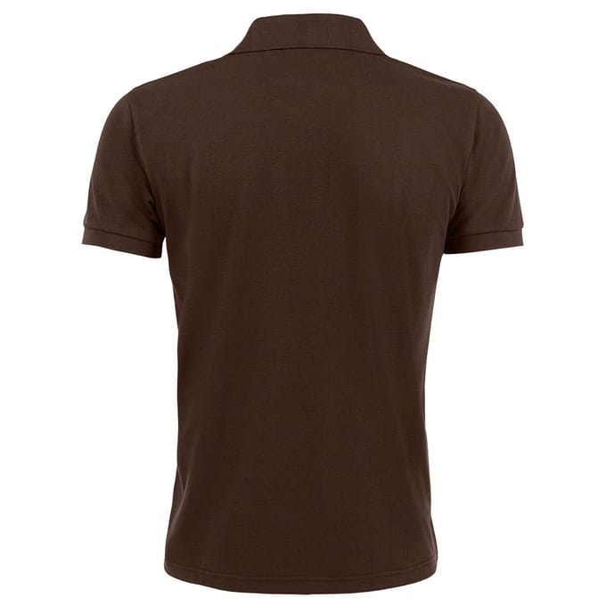 SOLS Heren Prime Pique Poloshirt met korte mouwen (Chocolade)