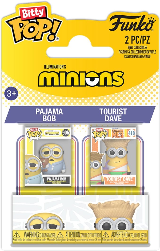 Funko! - Bitty POP 2PK Minions B & D - Figuur