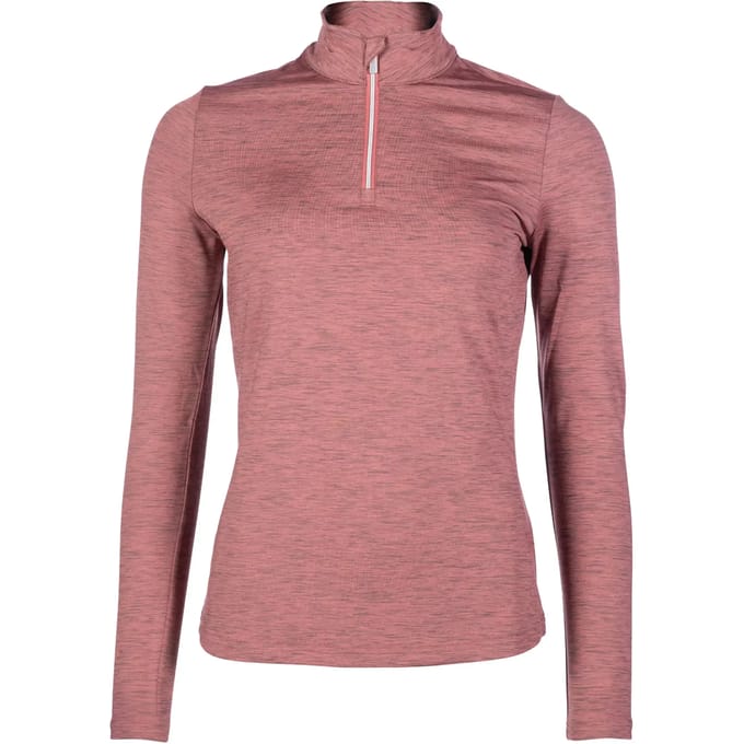 HKM- trainings shirt lange mouw- maat s- kleur rose