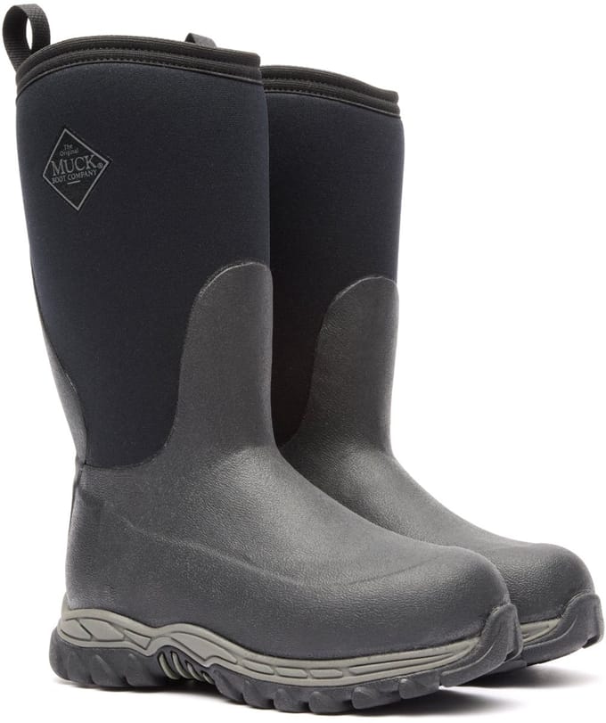 Muck Boot Kids Rugged II | Zwart/Zwart - Regenlaarzen - Maat 32 -