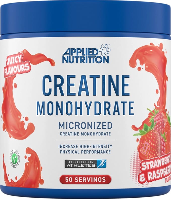 Applied Nutrition Flavoured Creatine Monohydrate (250g) Strawberry & Raspberry - Creatine - Creatine Monohydraat