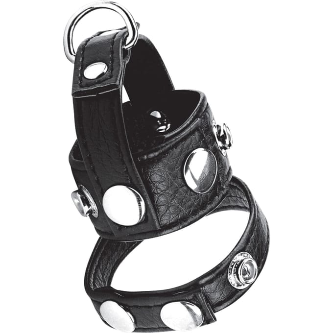 Cockring Met Ball stretcher en Gewichtsring