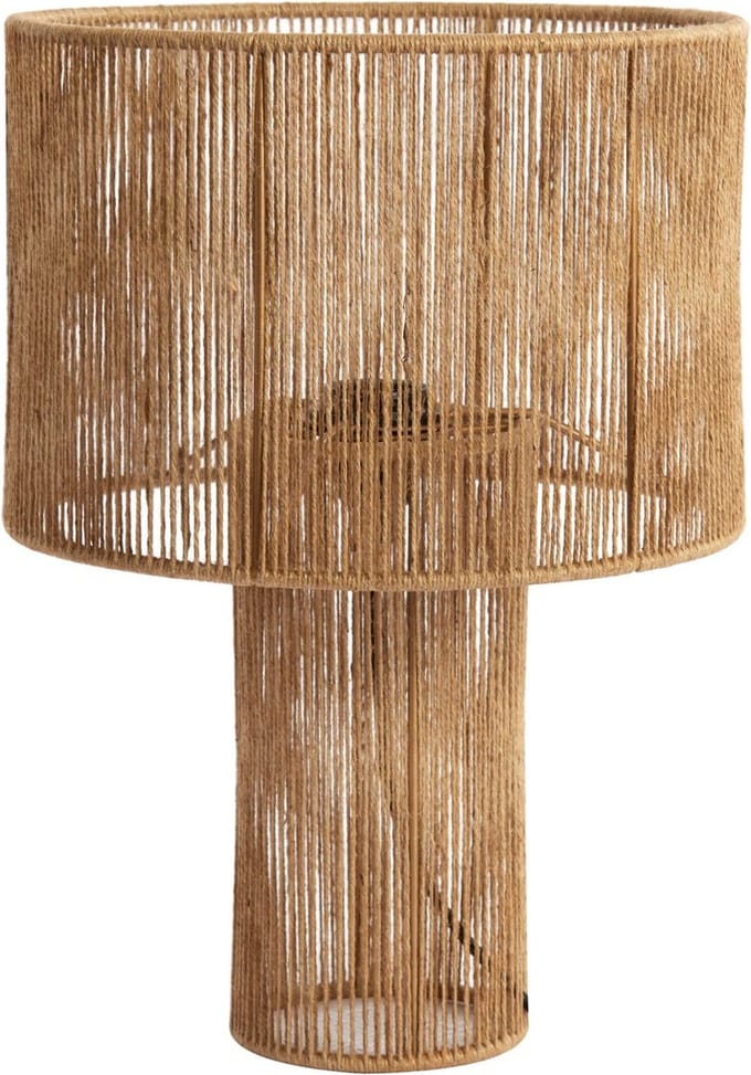 Light & Living Tafellamp Lavatera - Jute - Ø30cm - Botanisch