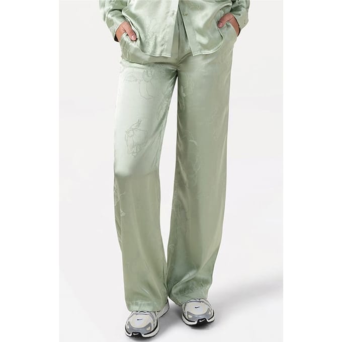 Another Label Minou Pants Smoke Green Größe: S | Straight Jeans Outlet | Damen | Grün