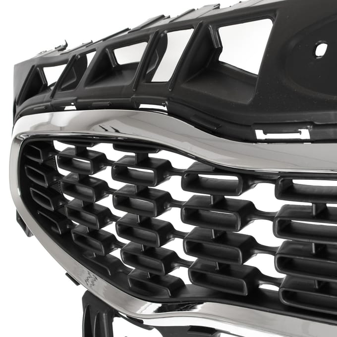 M MODECAR - Kia Ceed II FL Grill - 2015-2018 - Zwart en Chroom - Vervangingsonderdeel