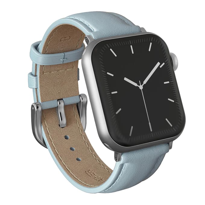 Burga Genuine Leather Band voor de Apple Watch | 38/40/41/42 mm - Dream / Silver