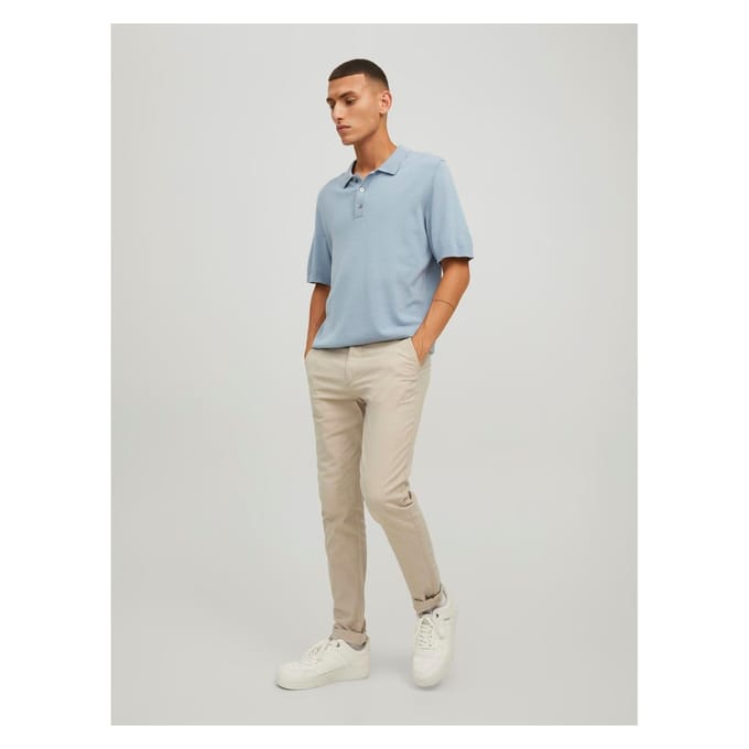 Jack & Jones Marco Katoenen Heren Off White Chino Broek