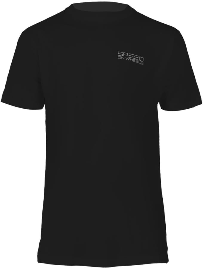 Speed on Wheels - T-shirt zwart -
