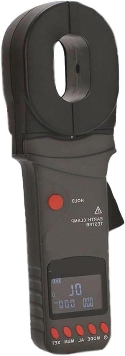 Isolatietester, Digitale klem op aarde-aardweerstandstester Bliksembeveiliging Bliksem-aardingstester(FR2000APlus 200ohm)