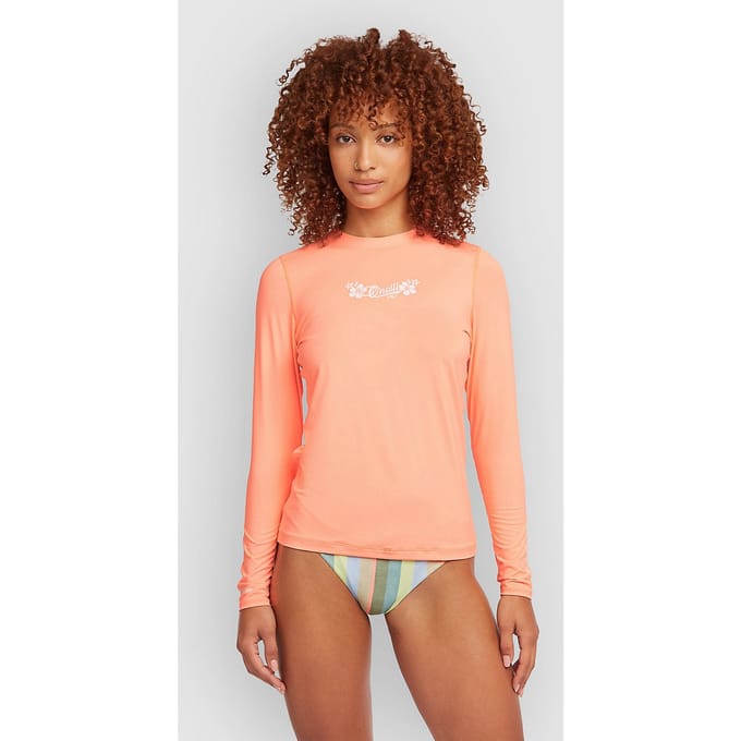 O'Neill Skins L/Slv Lycra met lange mouwen oranje