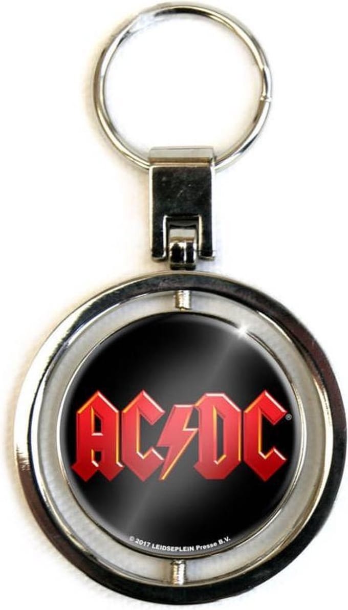 AC/DC - Logo Sleutelhanger - Zwart