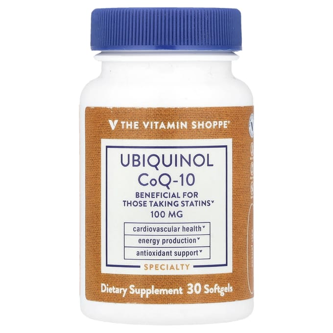 The Vitamin Shoppe, Ubiquinol CoQ-10, 30 zachte capsules