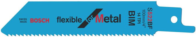 Bosch - Reciprozaagblad S 522 BF Flexible for Metal
