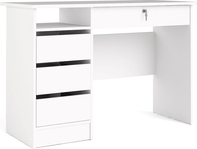 Giga Living Kantoorbureau Function Plus - Wit - 109x51x76cm