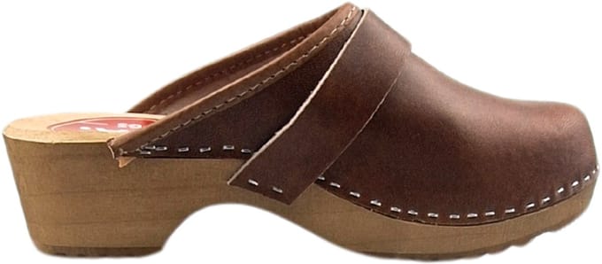 Dina Zweedse klompen - Tuinklompen - Thuisklompen - Unisex klompen - Klassiek Bruin - maat 44