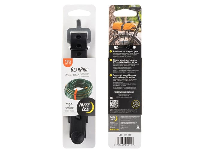 Nite Ize GearPro Utility Strap 18 inch - Zwart - Herbruikbare kabelbinder